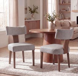 Set of 2 Brand New Upholstered Dining Chairs – Sealed Boxes