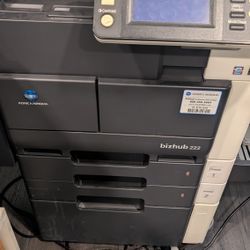 Bizhub Black And White Copy Machine 