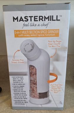 *Brand New* Mastermill Multi Section Salt Pepper Spice Grinder