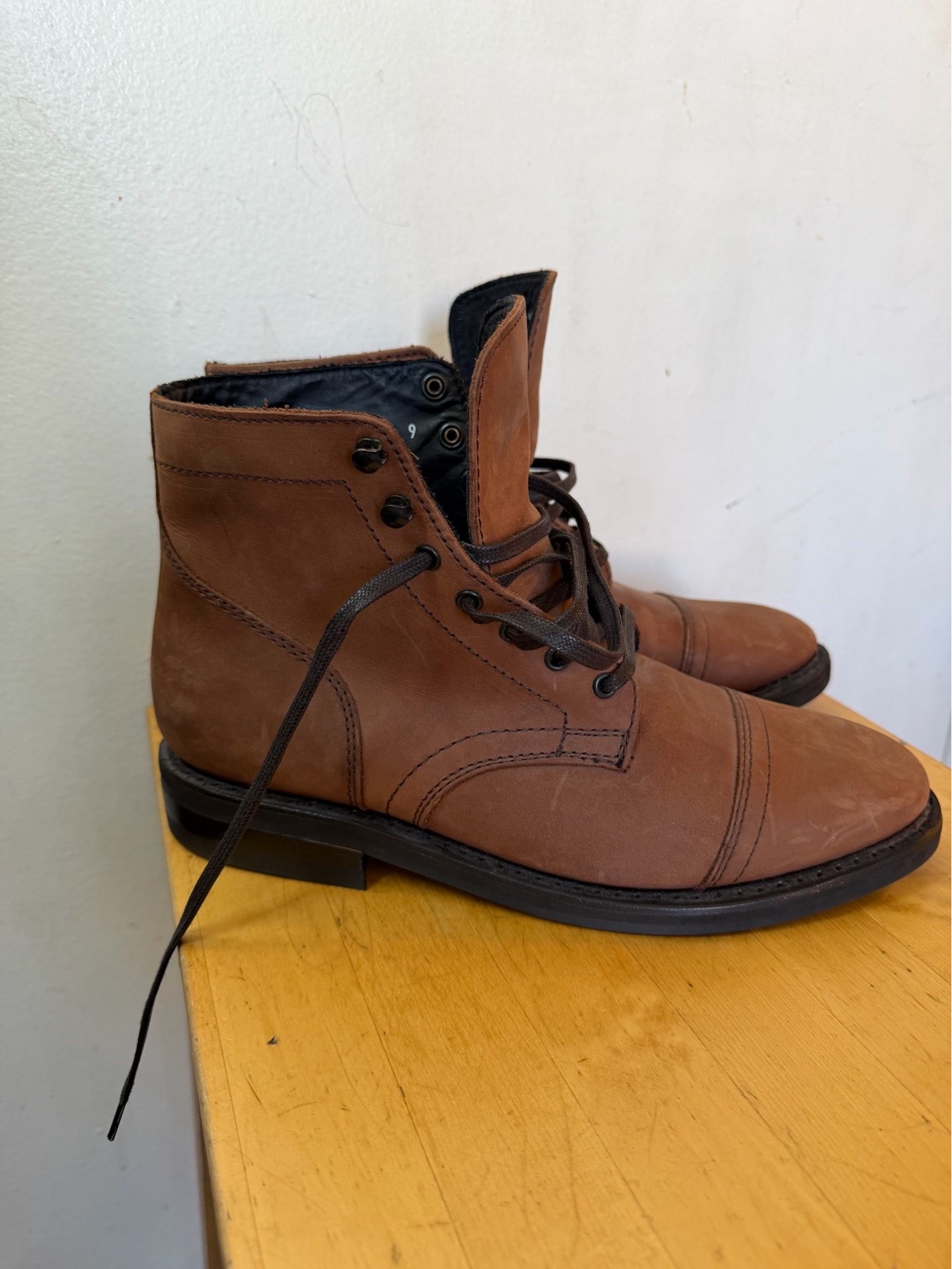 Thursday Boot Co Mens Size 11 Brown Leather Captain Cap Toe Everyday Boot Casual 11 Years of Thursday! ?? What started as a fun project to  main image 2