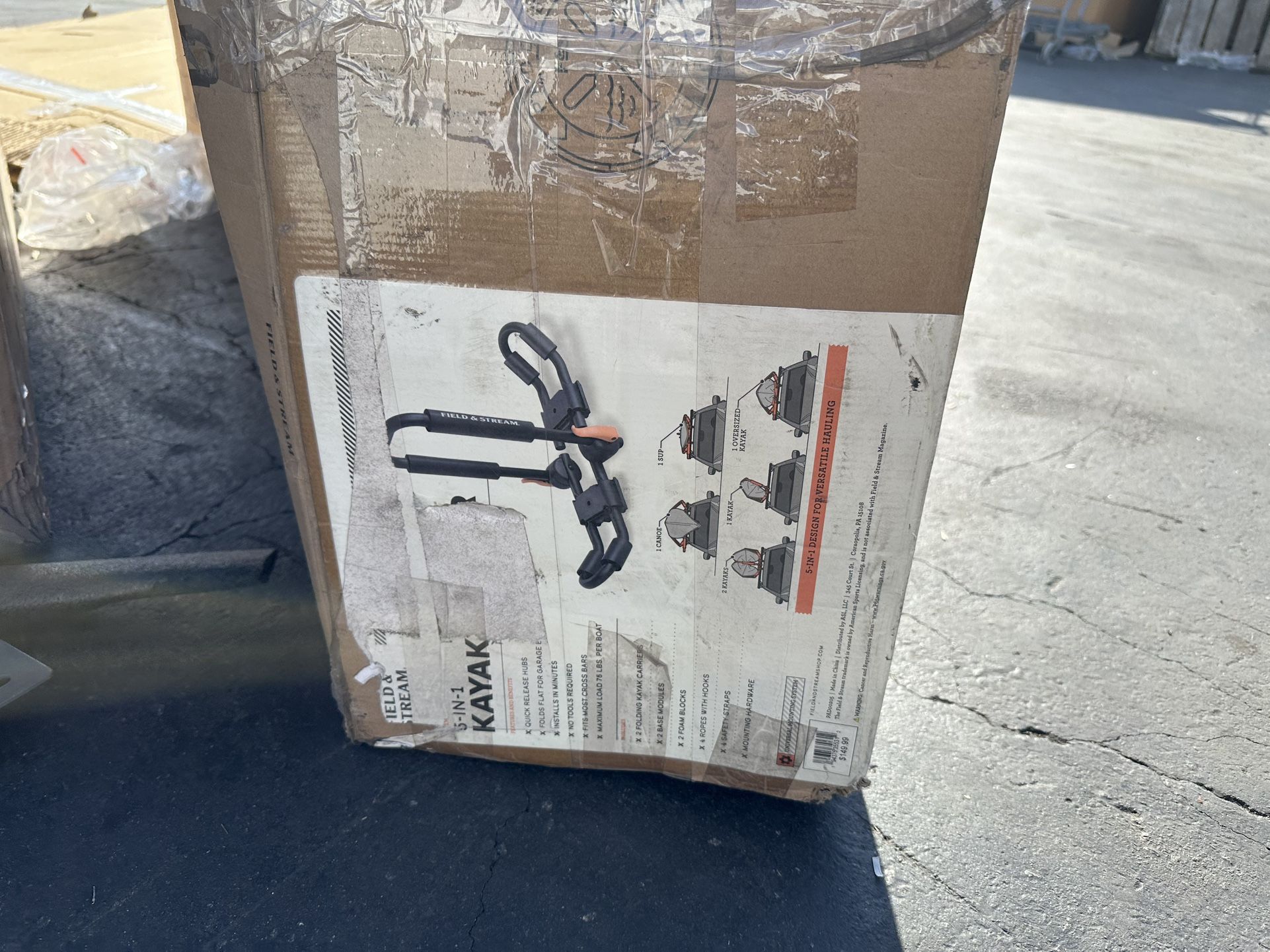 Kayak Roof Rack, Aluminum Kayak Carrier Folding J-Style Universal 3-in-1 Multifunction for Canoe, SUP, Kayaks, Surfboard Rooftop Mount on SUV, Car and