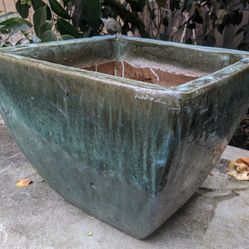 Large Glazed Ceramic Planters
