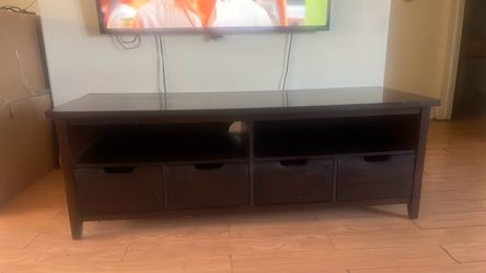 MEDIA STAND- Solid wood
