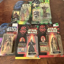 New Vintage 1990s Star Wars collectors action figure toys set of 5