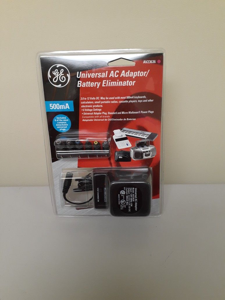 Universal Ac Adaptor 500 ma