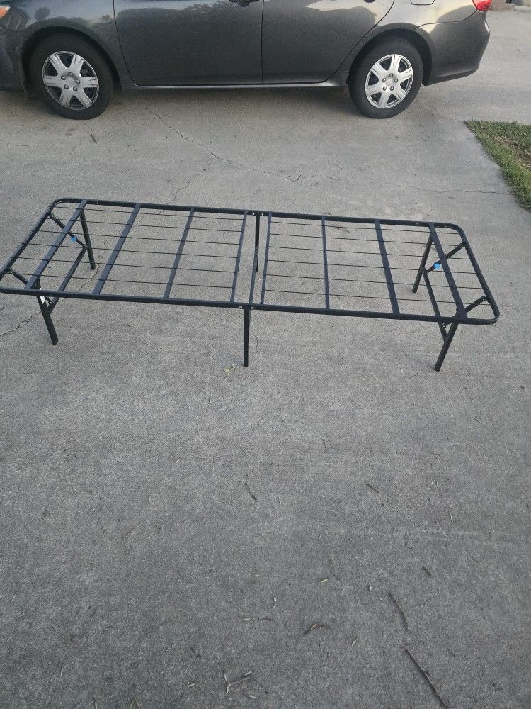 Twin Foldable Metal Bed Frame