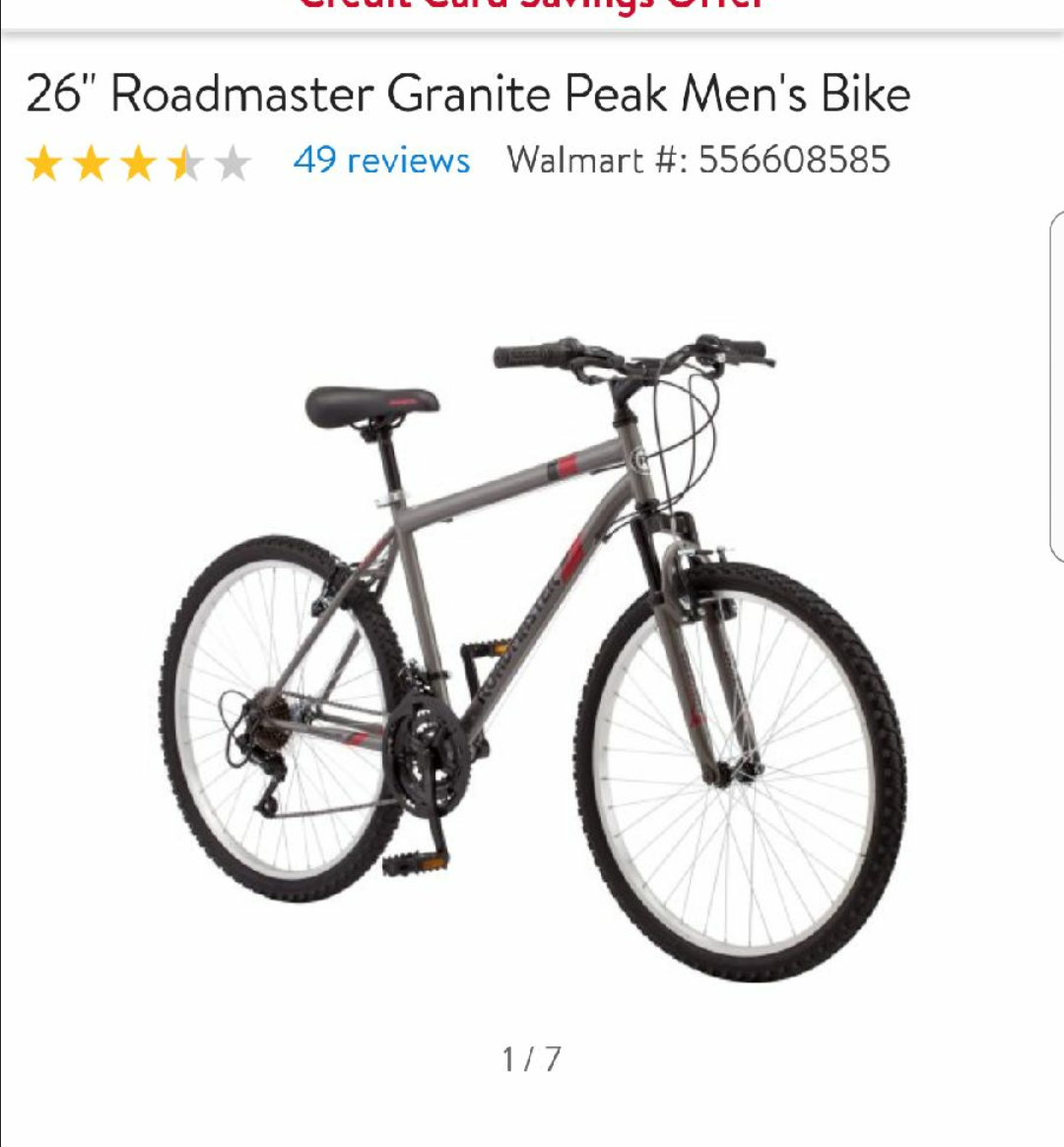 26 inch roadmaster bike . Brand new $ 80 obom