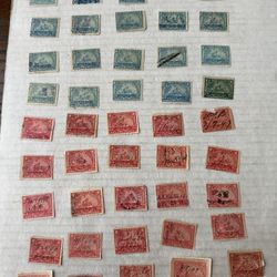 United States 1898 Proprietary Battle Ship Revenue Stamps 