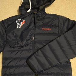 New winter coat woman's M,youth L,NFL TEXANS