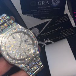 35ct vvs mossinite watch