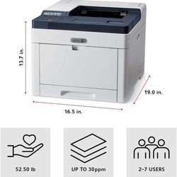 Xerox Phaser 6510/DN Color Printer, Amazon Dash Replenishment Ready

