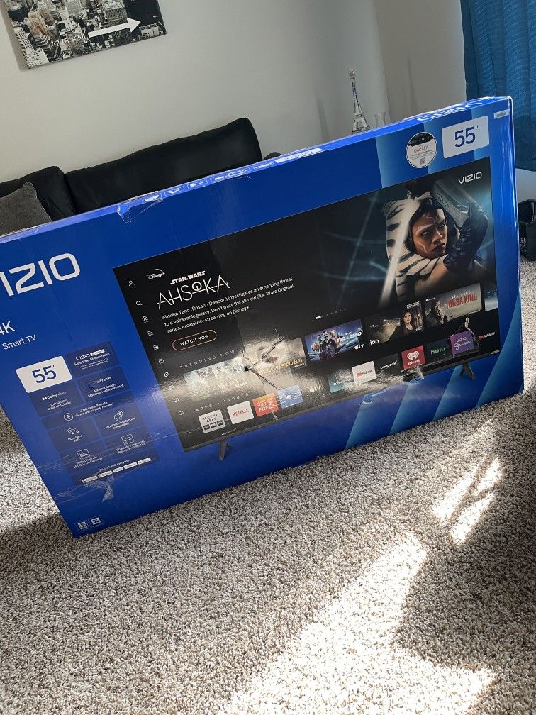 NEW VIZIO 55 INCH UHK SMART TV $200