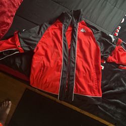 Red Kappa Zip Up Jacket