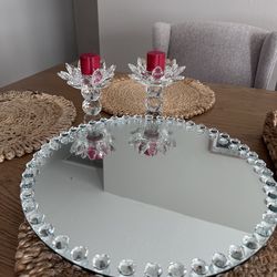 Cake display stand & Candle Holders