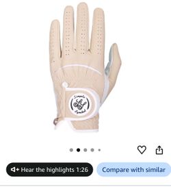 Simple Symbol Golf Glove