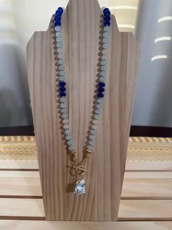 Rondelle Bead Toggle Necklace