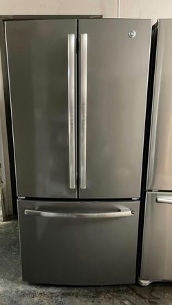 GE 3-Door French Door Fridge Stainless Steel