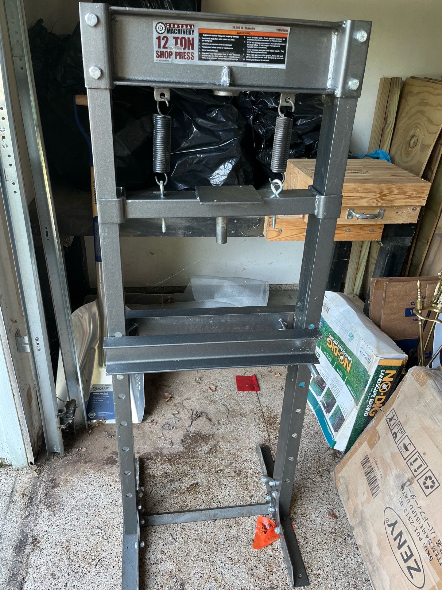 12 ton shop press