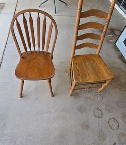Free wooden chairs