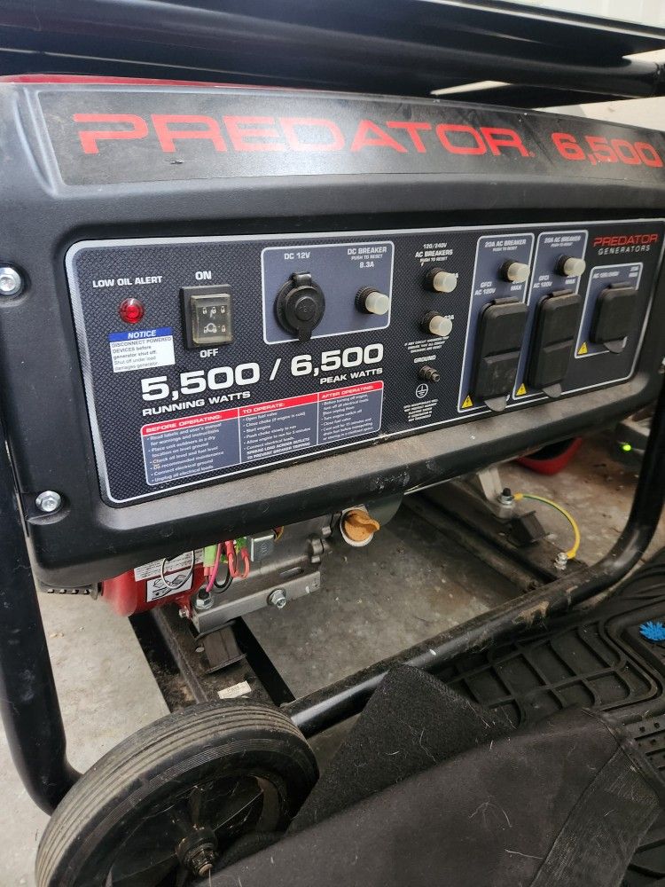 6500 Watt Generator