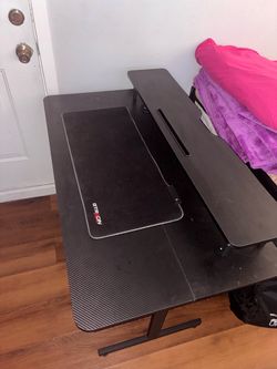 GTRacing Black GamingDesk