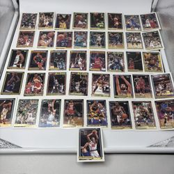 92-93 Topps Basketball Gold 41 Card Lot- HOF, All Star- Wilkins Stockton 