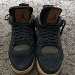 Levi x air jordan 4 retro ‘Denim’ (size 9 mens)