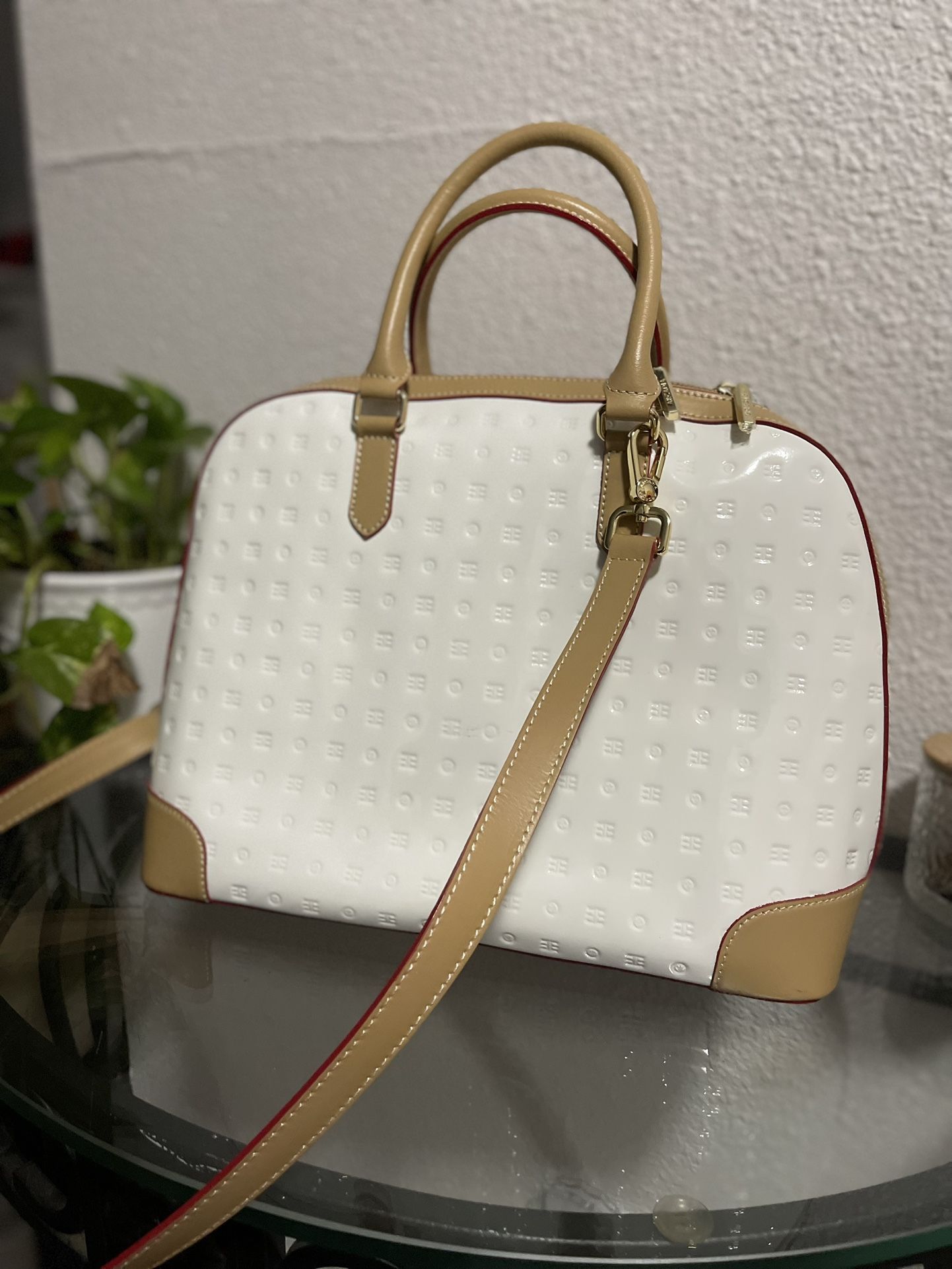 White ARCADIA Handbag