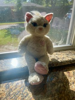 White Plush Cat Stuffed Animal