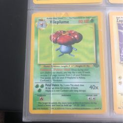 Vileplume Jungle Holographic Pokémon Card