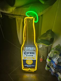 Corona neon sign