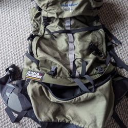 Sz Small 75L Hiking Backpack Dana REI Adjustable Frame Internal Gregory Osprey Marmot Kelty Arc'teryx Unisex Forest Green Sierra Bag Pack Rucksack Ula