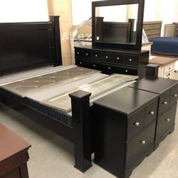 4 PC BEDROOM SET $39 DOWN PAYMENT ONLY /FREE DELIVERY 