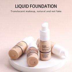 Julystar Soft Matte Liquid foundation make up waterproof Long Wear Coverage #05
