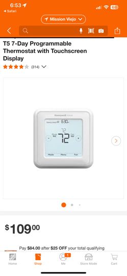 Honeywell T5 Thermostat