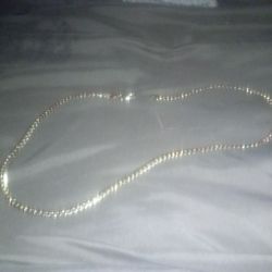 24 Inch Gold Flat Chain 18k 