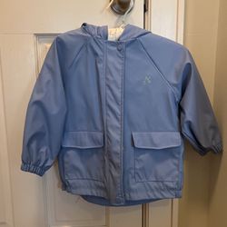 Zara Girls Blue Raincoat Size 4-5 Years Old 