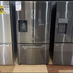 Samsung 3 Door French Door Refrigerator With Water Dispenser And Ice Maker 3T