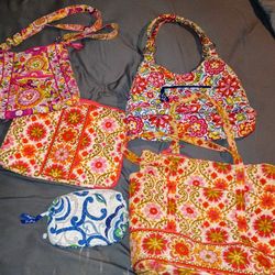 LOT OF 5 VINTAGE VERA BRADLEY BAGS ! EXCELLENT CONDITION!
