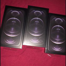 Apple iPhone 12 Pro Graphite New Sealed Unlocked Rare Ios 14.3  $1200 Each I Can Meet & Deliver Now 