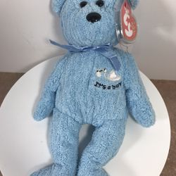 Vintage 2002 “It’s a Boy” Ty Beanie Babies Blue Teddy Bear