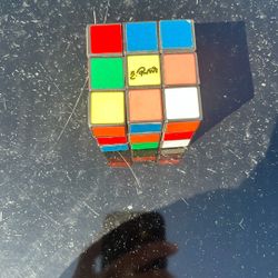 Vintage 3 X 3 Rubiks Cube Rare Erno silhouette