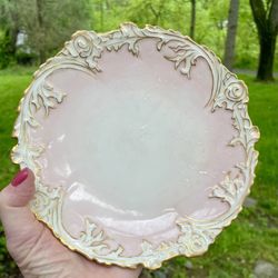 Limoges Porcelain Plate from Leon Sazerat, France, 1860