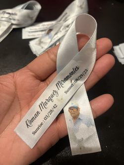 Custom Ribbons / Memorial Ribbons / Funeral Ribbons
