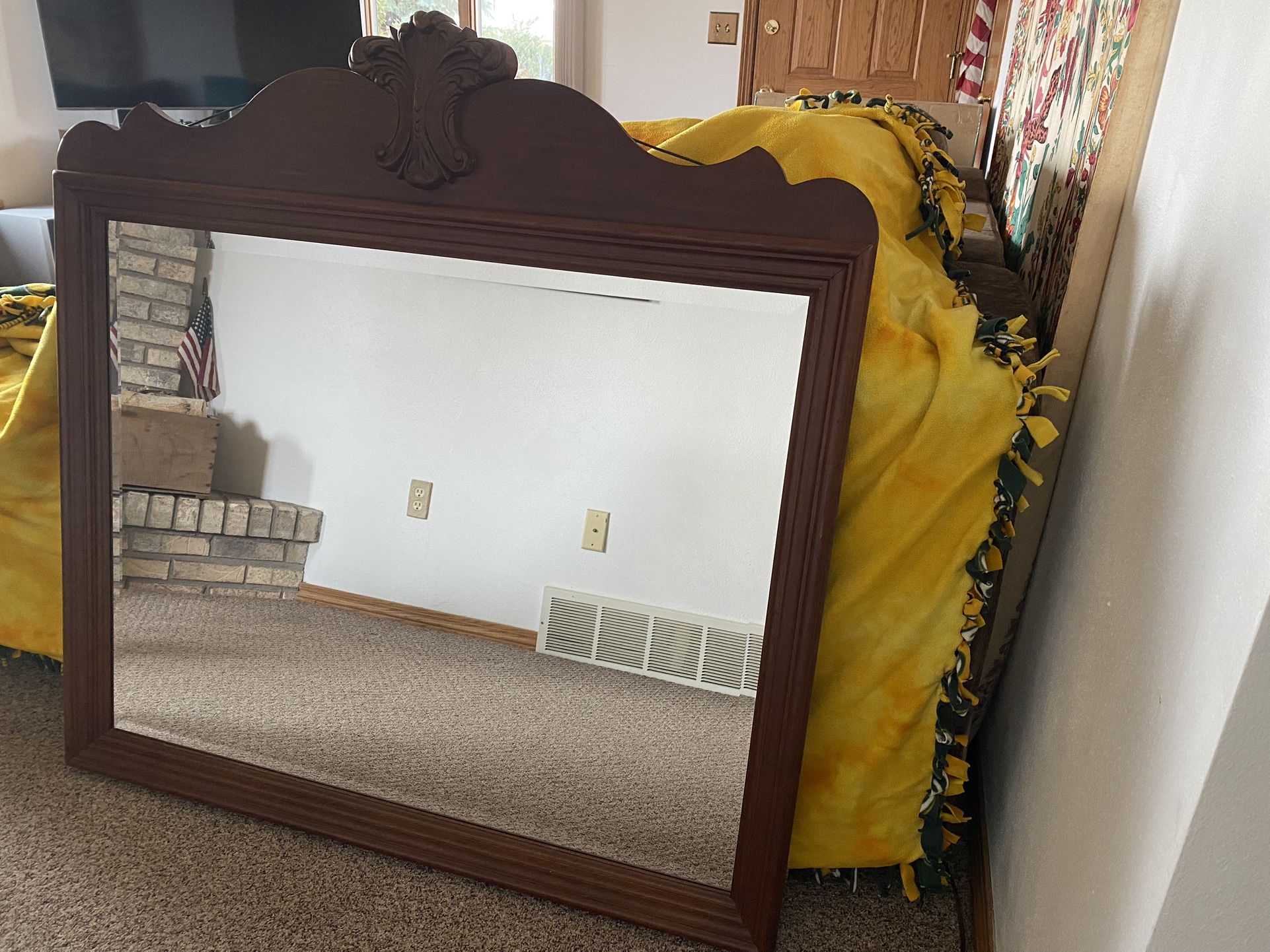 Richardson Brothers Company Solid Cherrywood Mirror