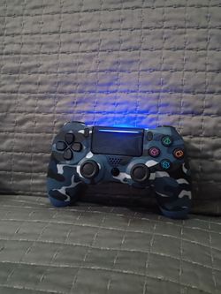 Brand New PS4 controller Blue Camo fully working and tested - PlayStation 4 video game controller