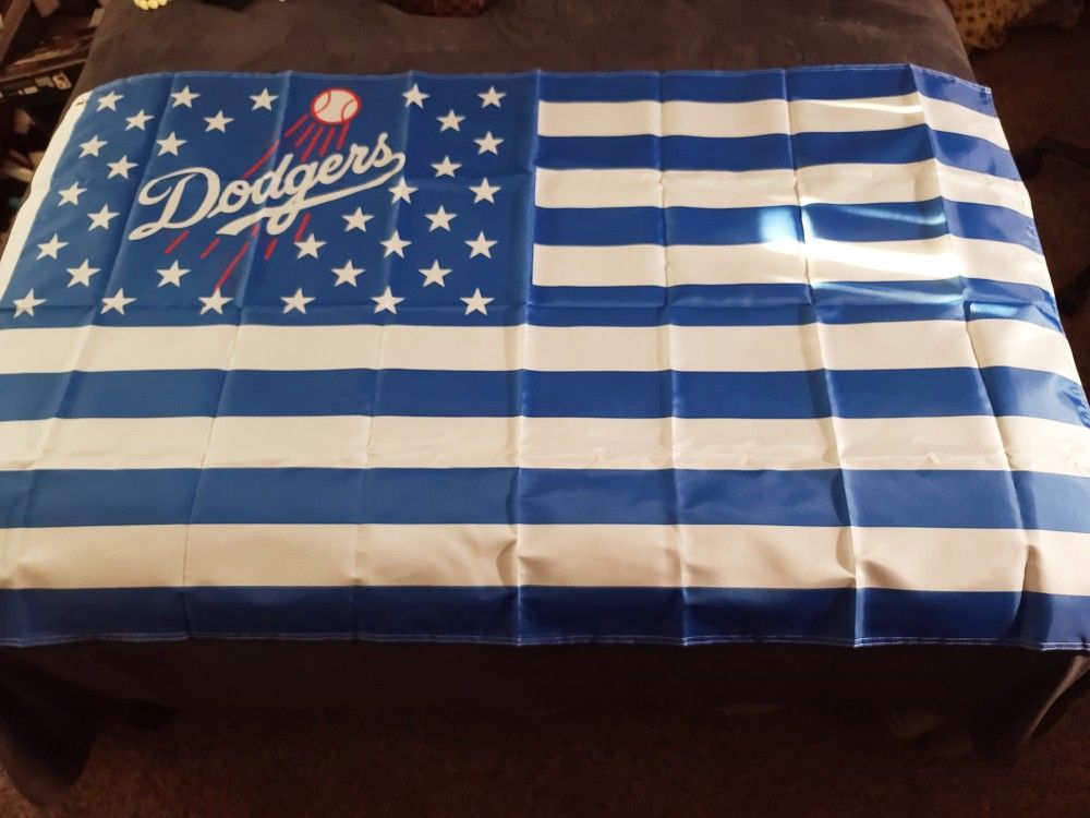 Dodgers American Flag 