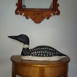 Hand Carved & Painted Loon Dated 1989