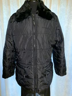 Full Zip Guess Women Jacket Black Size M