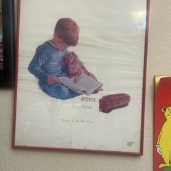 Vintage Print Signed By George Malik